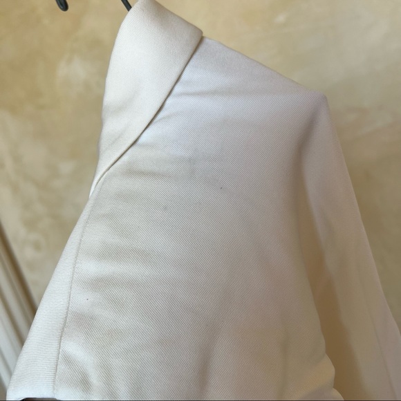 Stella McCartney Becka Single-Breasted Jacket Vest, Off White, Size 12 - Picture 6 of 16